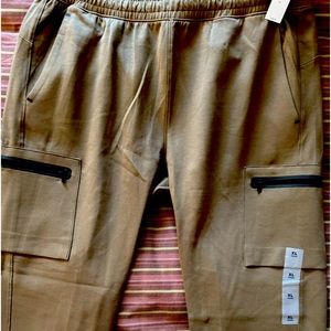 NWT- Tan/Beige Joggers